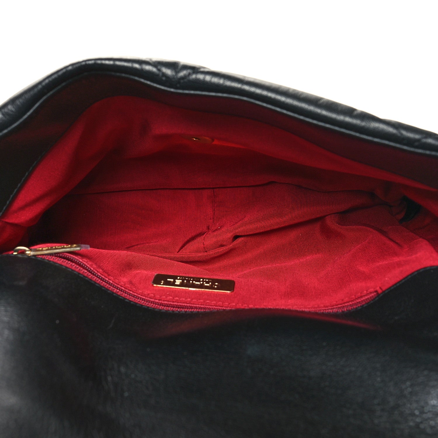 Chanel Goatskin Quilted Large Chanel 19 Flap Black 5 of 11