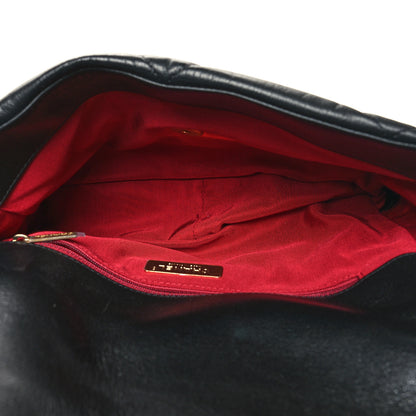 Chanel Goatskin Quilted Large Chanel 19 Flap Black 5 of 11