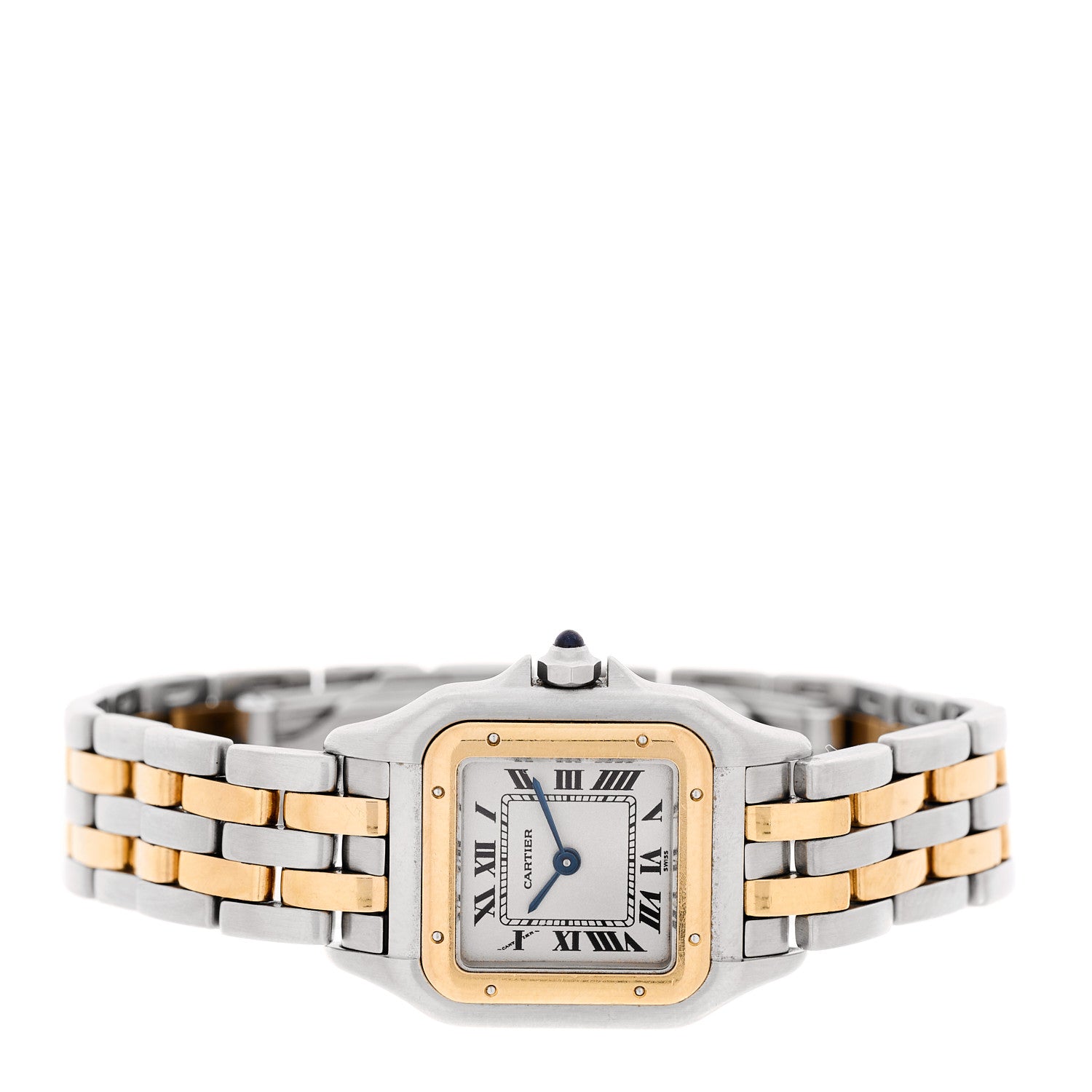 Cartier Stainless Steel 18K Yellow Gold 22mm Panthere Quartz Watch 2 of 4