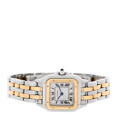 Cartier Stainless Steel 18K Yellow Gold 22mm Panthere Quartz Watch 2 of 4
