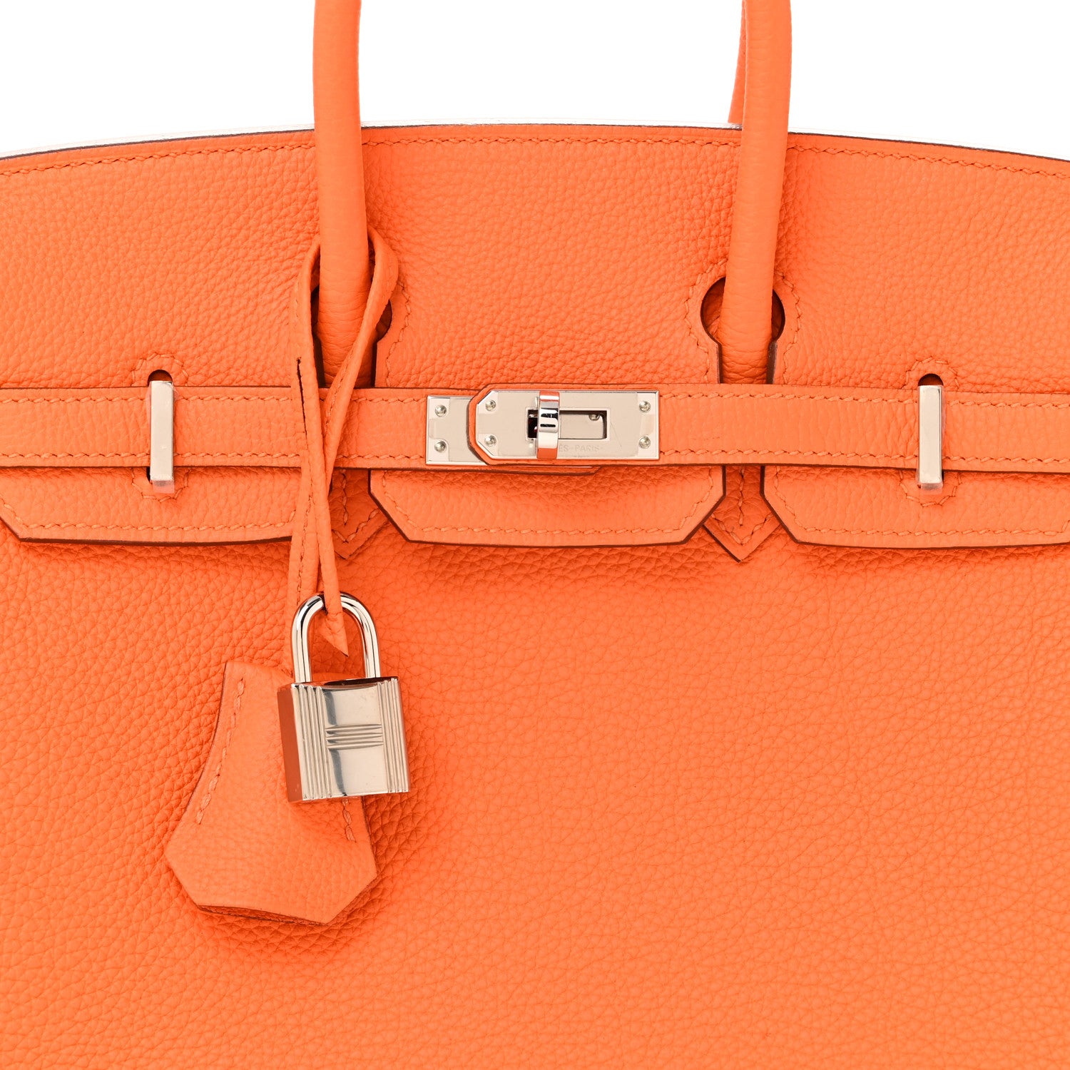 Hermes Togo Birkin 25 Orange Minium 8 of 14