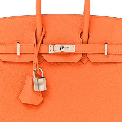 Hermes Togo Birkin 25 Orange Minium 8 of 14