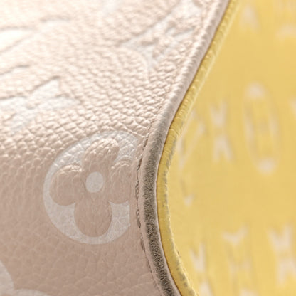 Louis Vuitton Empreinte Monogram Spring In The City Onthego MM Beige Pink Yellow 9 of 9