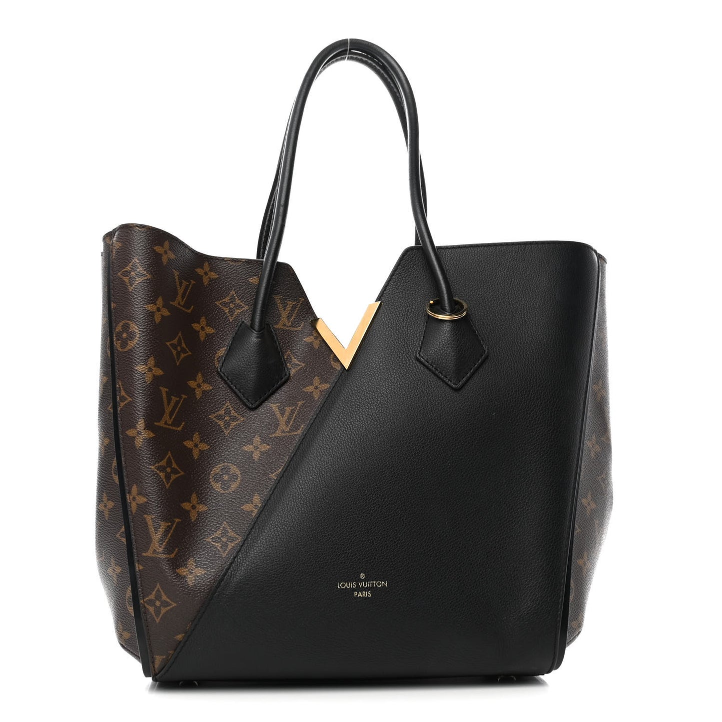 Calfskin Monogram Kimono Tote Black
