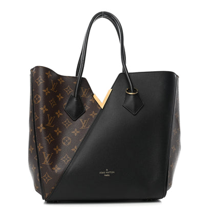 Louis Vuitton Calfskin Monogram Kimono Tote Black 1 of 4