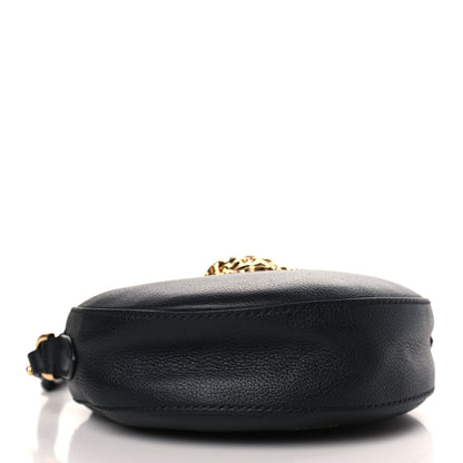 Versace Calfskin La Medusa Round Camera Bag Black 4 of 8