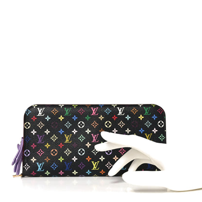 Louis Vuitton Monogram Multicolor Insolite Wallet Black Violet 2 of 6