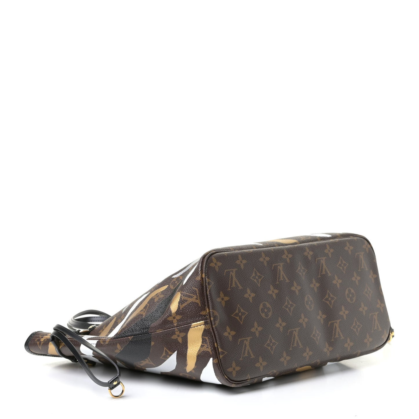 X LOL Monogram Neverfull MM Gold Silver