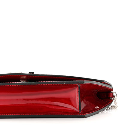 Christian Louboutin Metallic Calfskin Loubi54 Crossbody Clutch Red 9 of 9