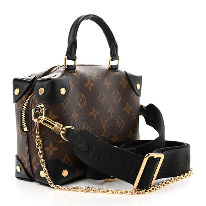 Louis Vuitton Monogram Petite Malle Souple Black 3 of 9