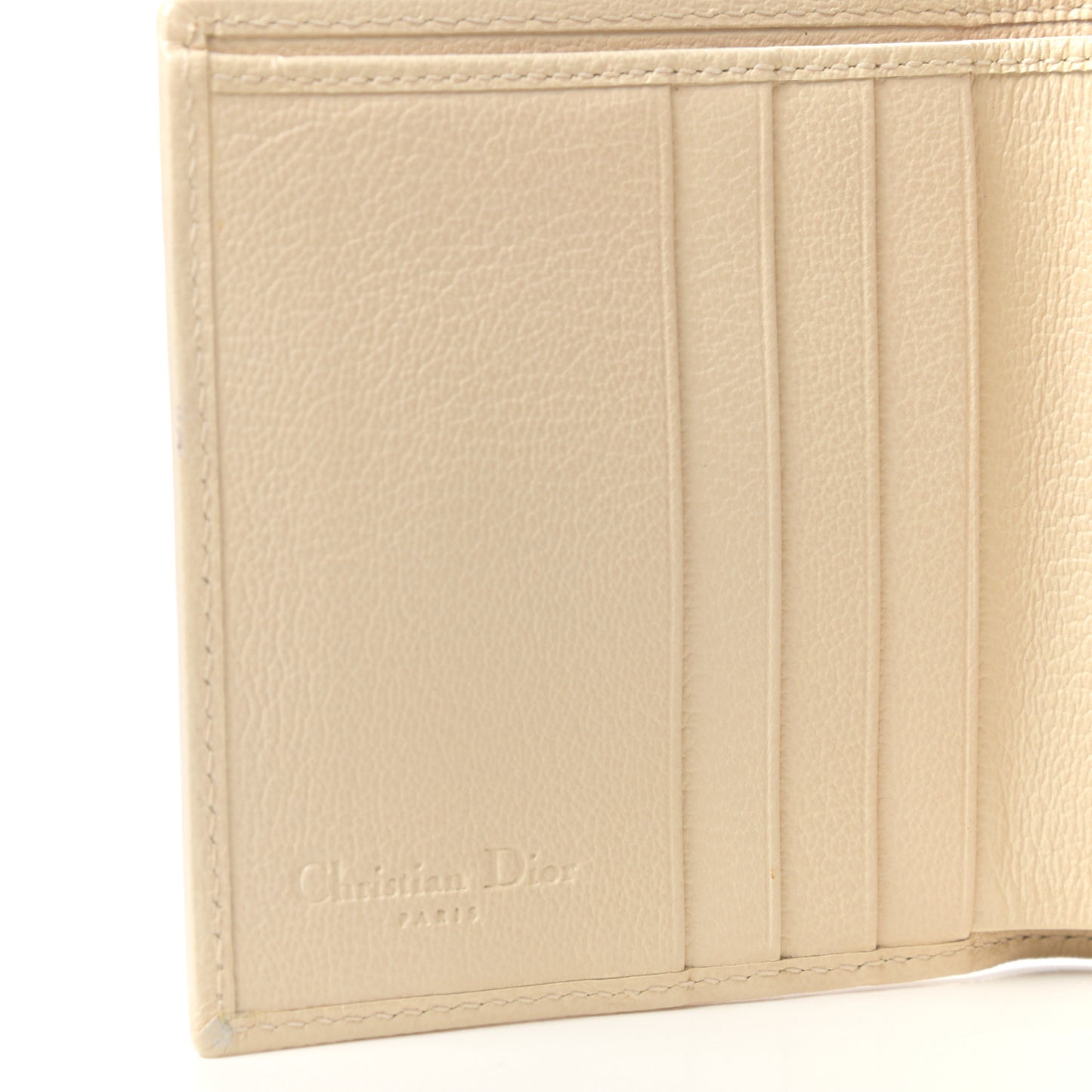 Monogram Vintage Flowers Compact Wallet Beige