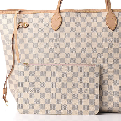 Louis Vuitton Damier Azur Neo Neverfull GM Rose Ballerine 12 of 15