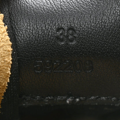 Loewe Nylon Suede Flow Runner Sneakers 38 Gold Black 8 of 10