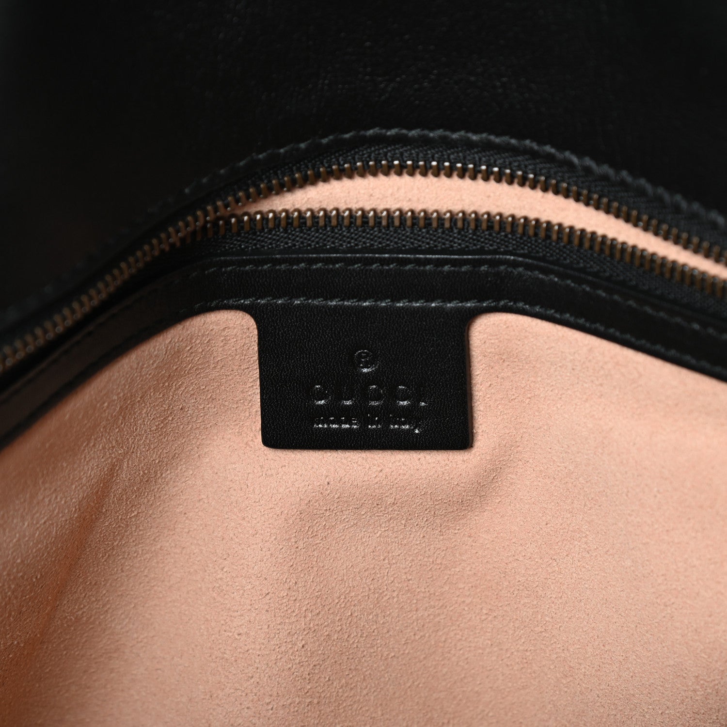 Gucci Calfskin Matelasse Studded Medium Pearly GG Marmont Shoulder Bag Black 6 of 9