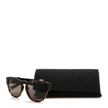 Chanel Crystal Lambskin CC Sunglasses 5455-Q-A Tortoise 8 of 8