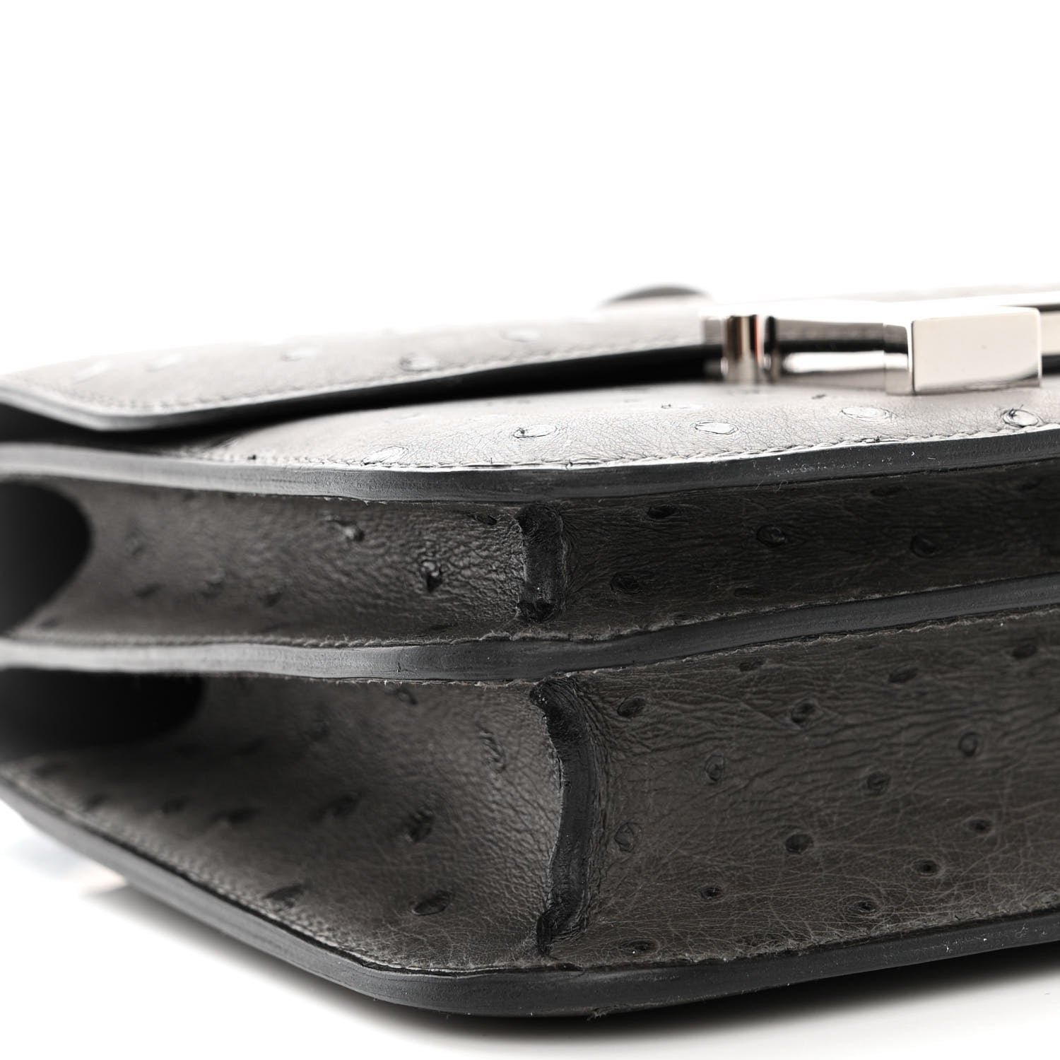 Hermes Ostrich Constance 18 Graphite 9 of 11
