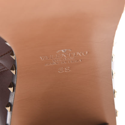 Valentino Garavani Nappa Soul Rockstud 90mm Ankle Boots 39 Brown 6 of 9
