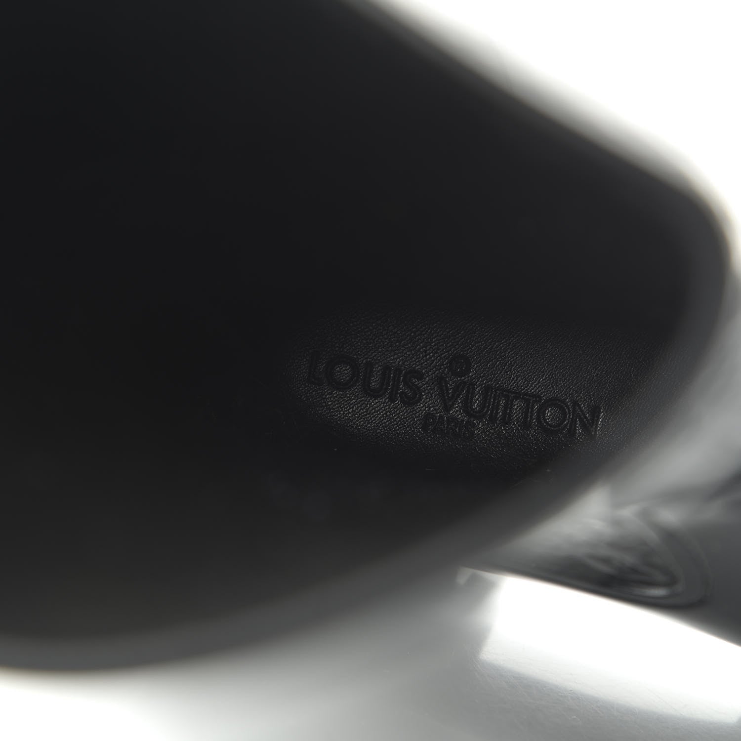Louis Vuitton Rubber Embossed Monogram Splash Rain Boots 39 Black 7 of 7