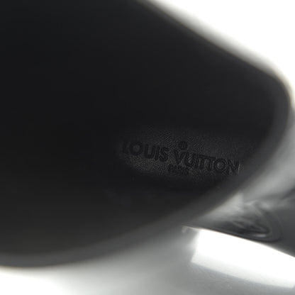 Louis Vuitton Rubber Embossed Monogram Splash Rain Boots 39 Black 7 of 7