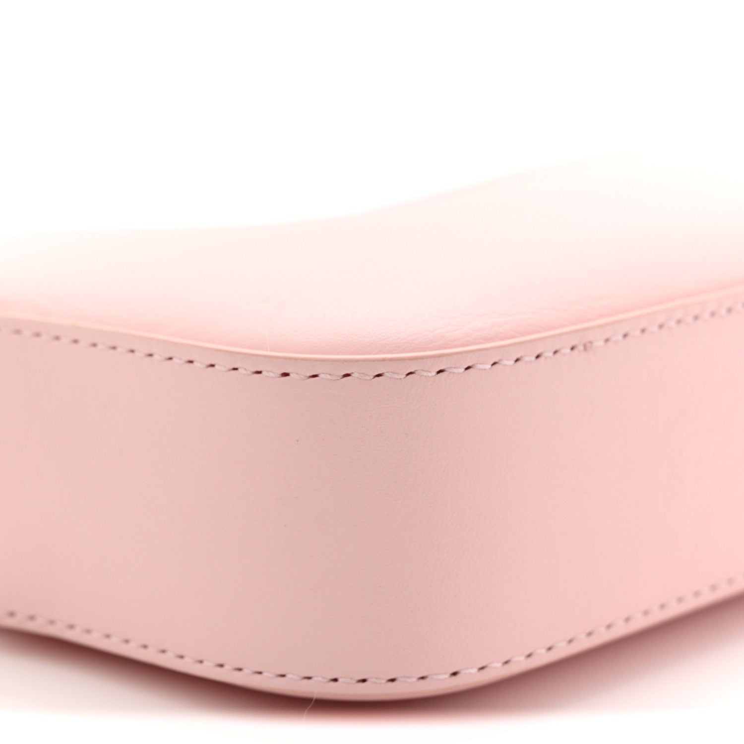 Gucci Dollar Calfskin Enamel Super Mini GG Marmont Chain Shoulder Bag Light Pink Blue 9 of 13