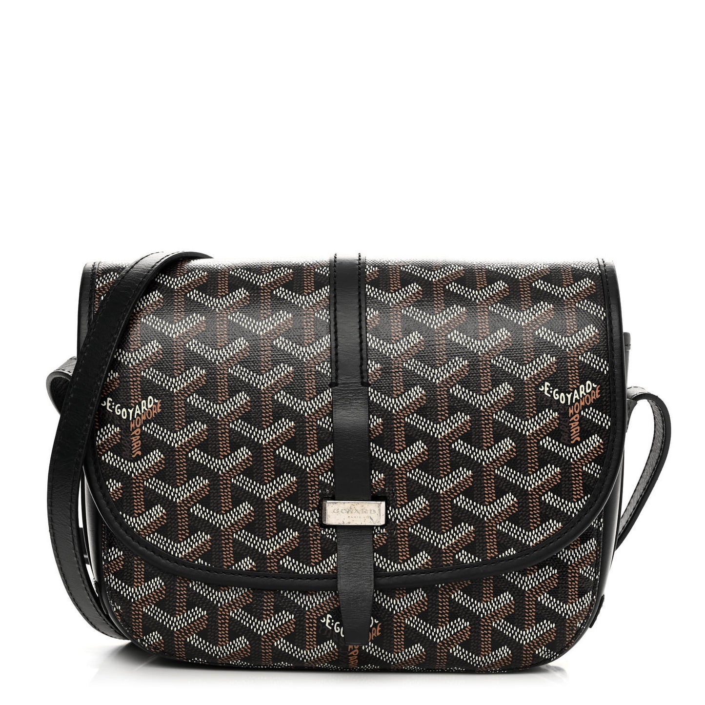 Goyardine Belvedere II PM Messenger Bag Black