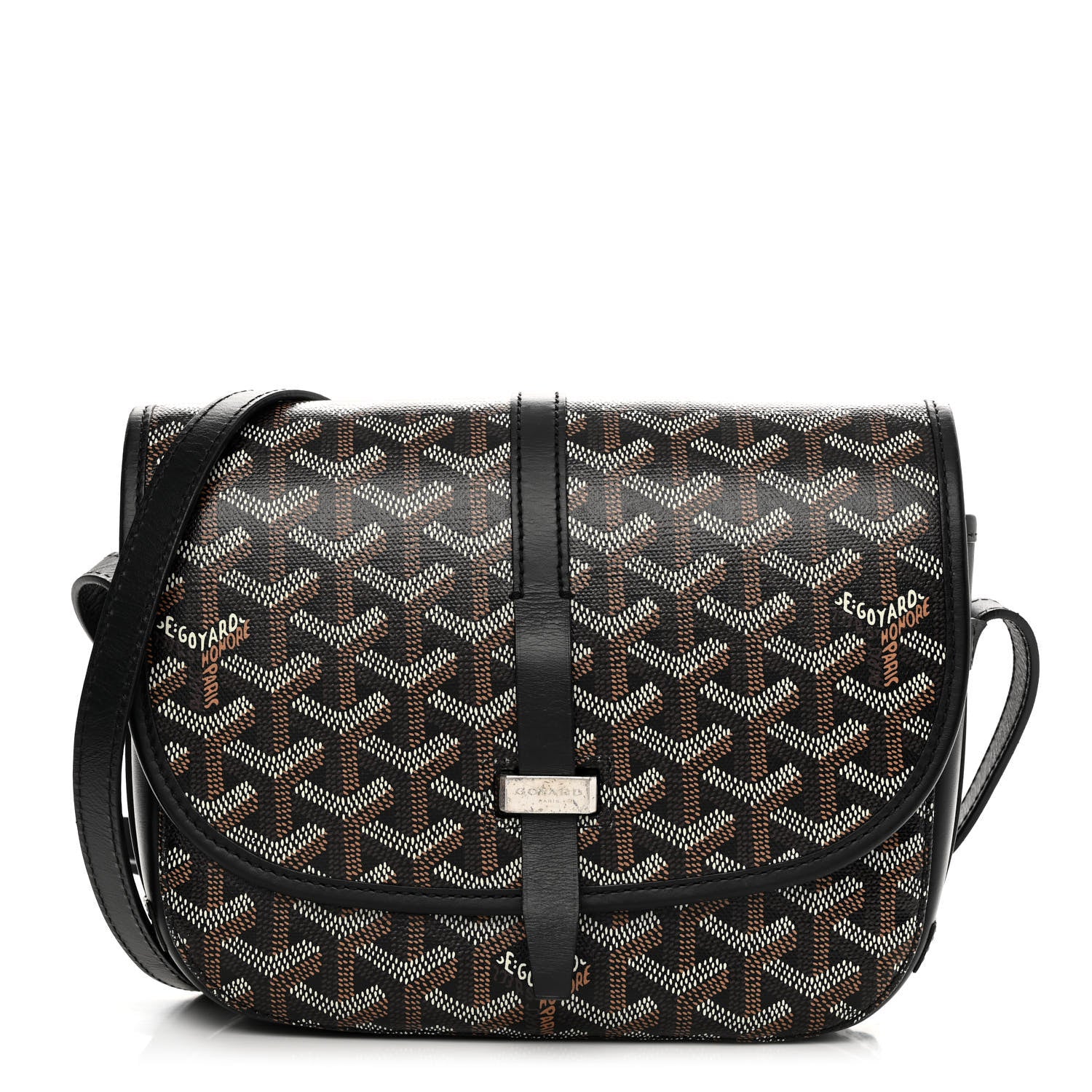 Goyard Goyardine Belvedere II PM Messenger Bag Black 1 of 11