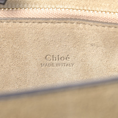 Chloe Calfskin Suede Medium Faye Shoulder Bag Carbon Brown 7 of 10