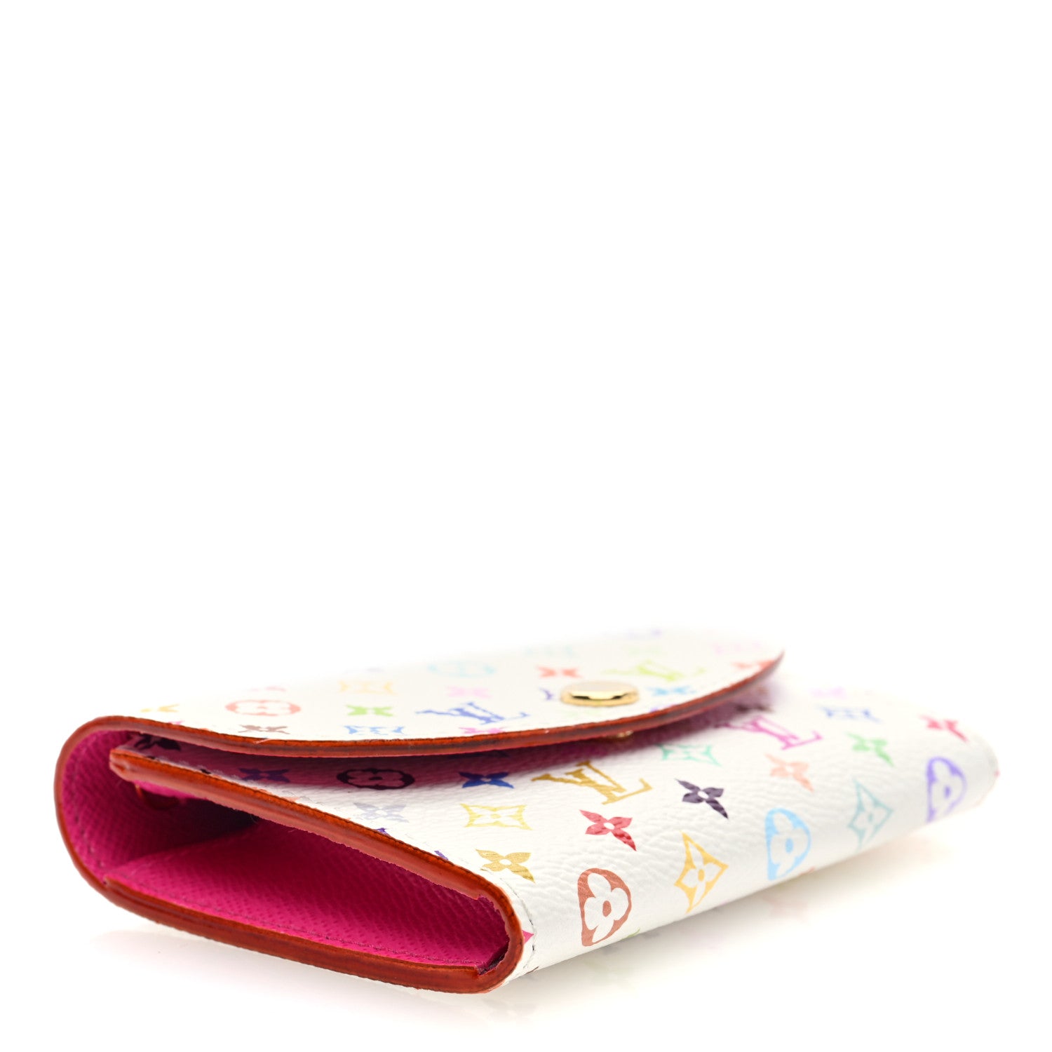 Louis Vuitton LV X TM Monogram Multicolor Rosalie Coin Purse White Kawaii Pink 4 of 7