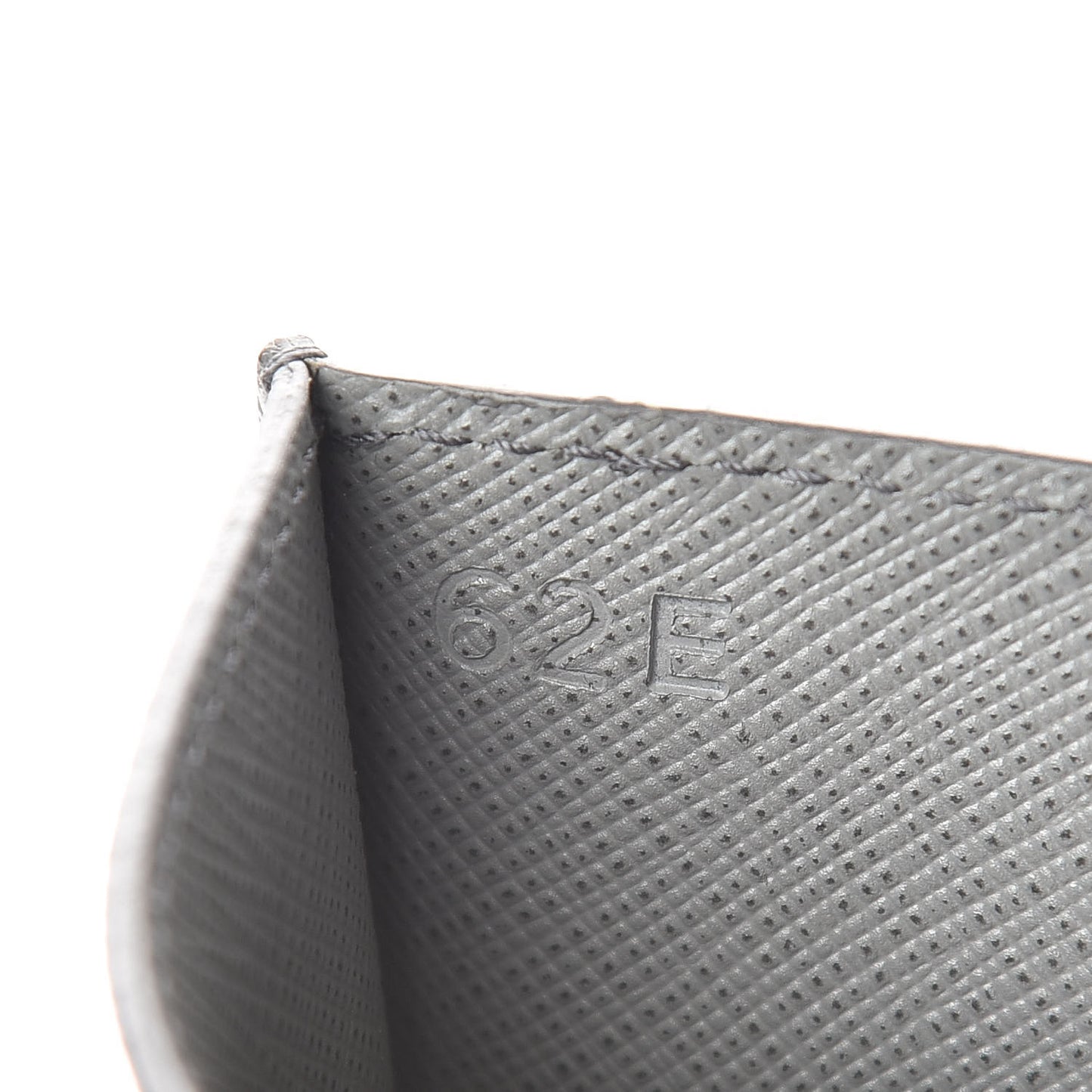 Saffiano Shine Monochrome Card Holder Marmo