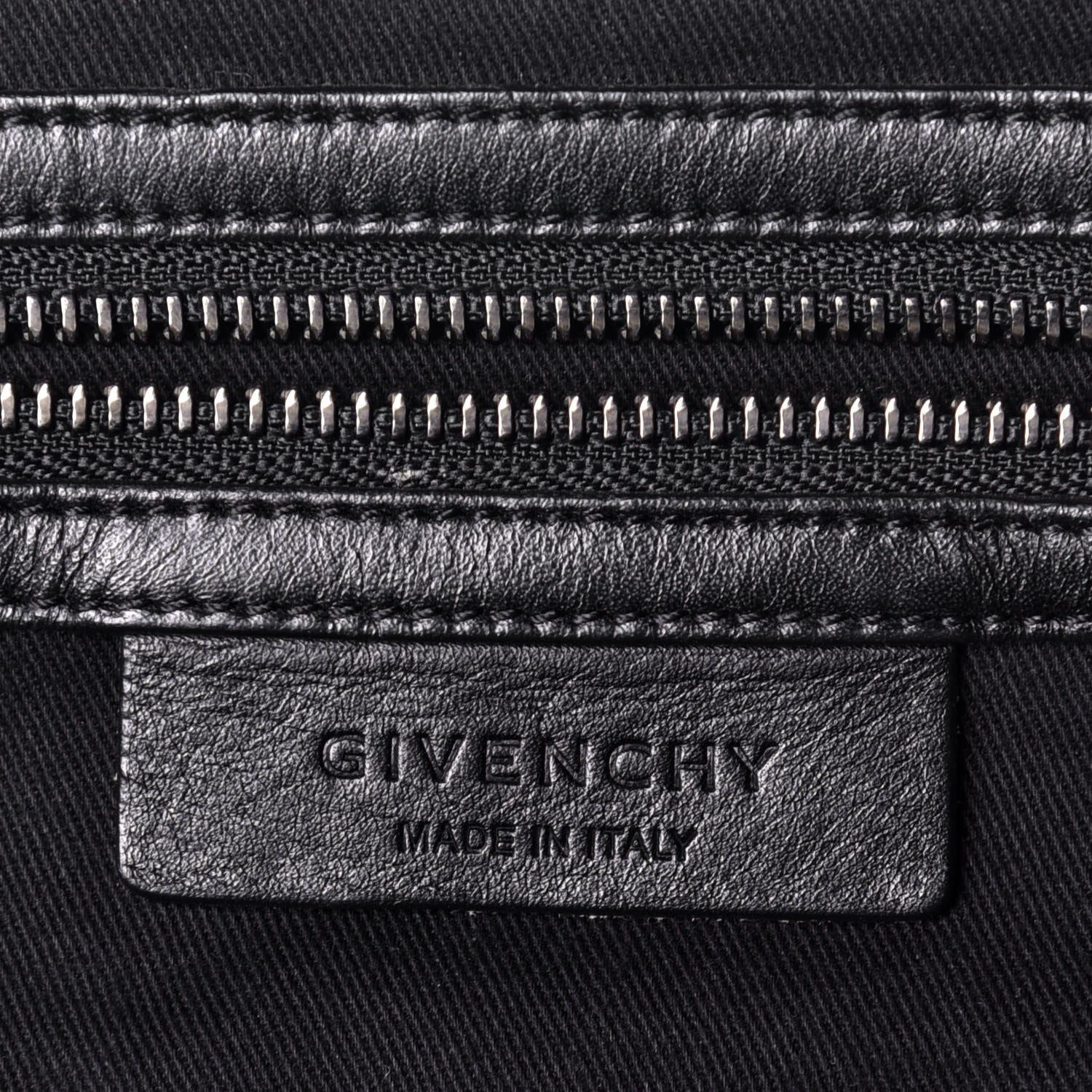 Givenchy Nubuck Crocodile Embossed Medium Antigona Washed Black 6 of 8