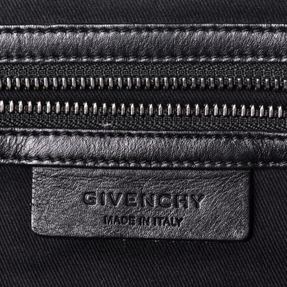 Givenchy Nubuck Crocodile Embossed Medium Antigona Washed Black 6 of 8