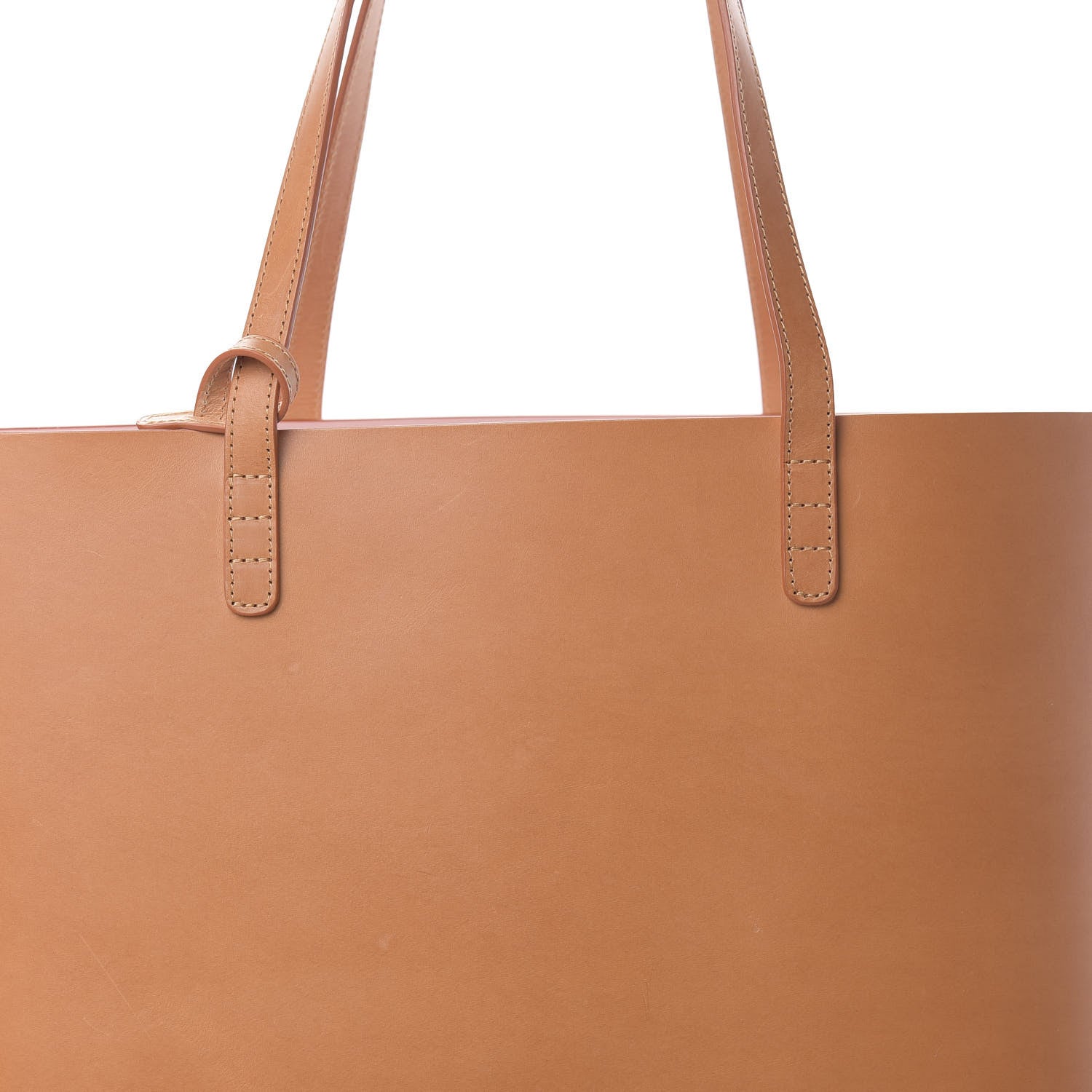 Mansur Gavriel Calfskin Large Shopping Tote Cammello Rosa 9 of 13