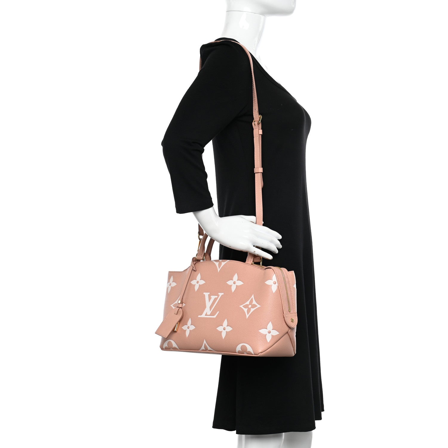 Louis Vuitton Empreinte Monogram Giant Petit Palais Rose Trianon Creme 2 of 13
