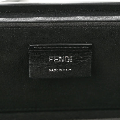 Fendi Vitello Grace Light Logo Horizontal Box Crossbody Bag Black 6 of 11