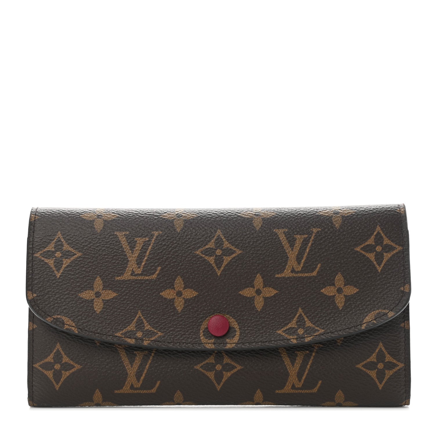 Louis Vuitton Monogram Emilie Wallet Fuchsia 1 of 7