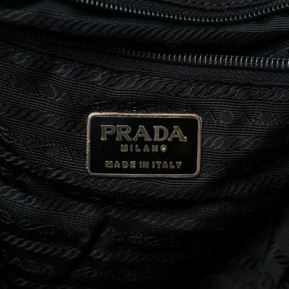 Prada Tessuto Nylon Vela Chain Backpack Black 6 of 20