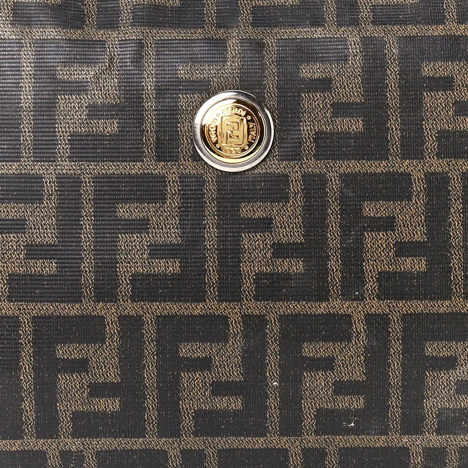 Fendi Zucca Spalmati Zip Pouch Tobacco 8 of 13