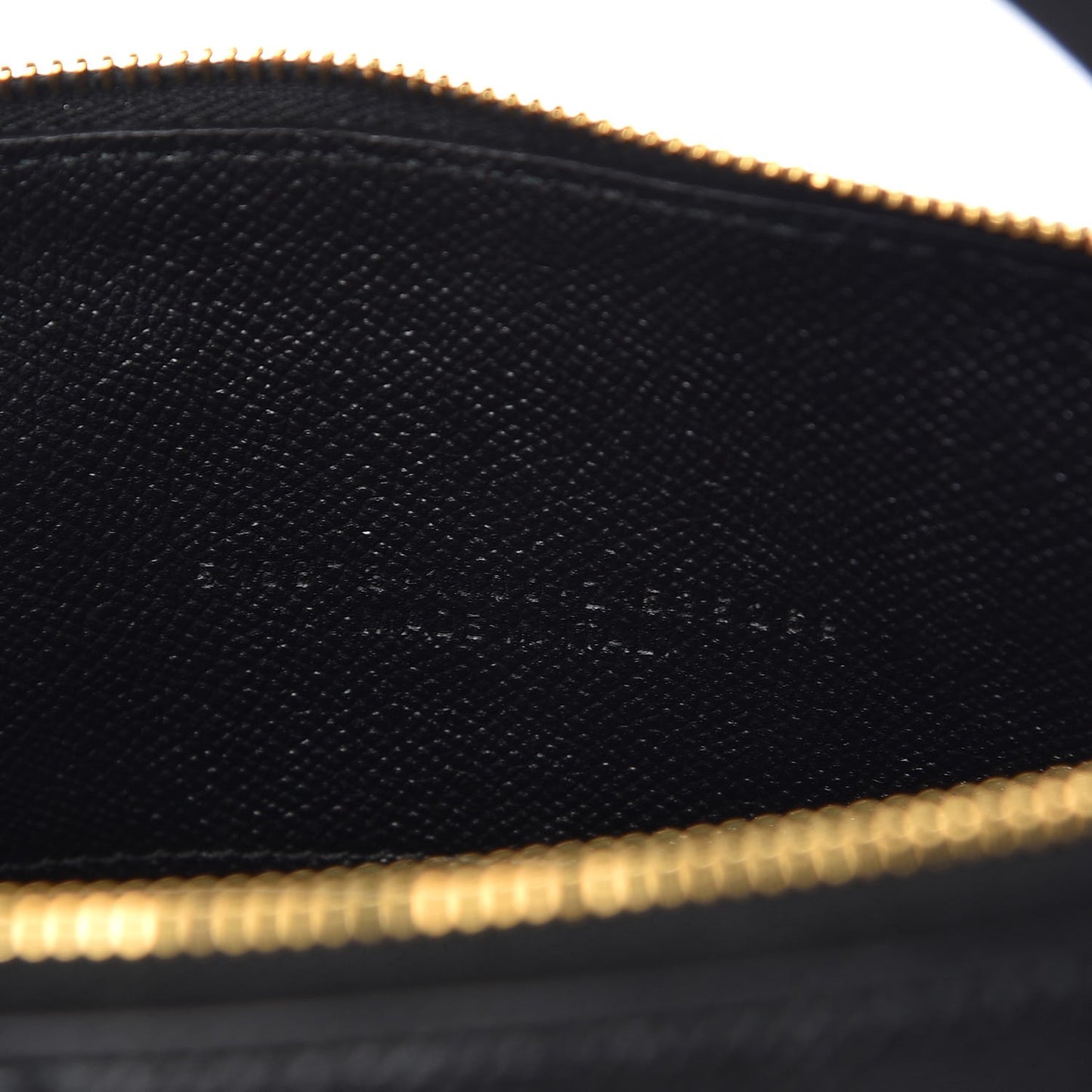 Signature Grained Calfskin Logo S Ville Top Handle Bag Black