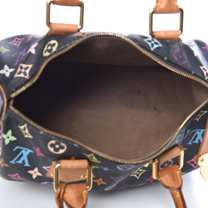 Louis Vuitton Monogram Multicolor Speedy 30 Black 8 of 15