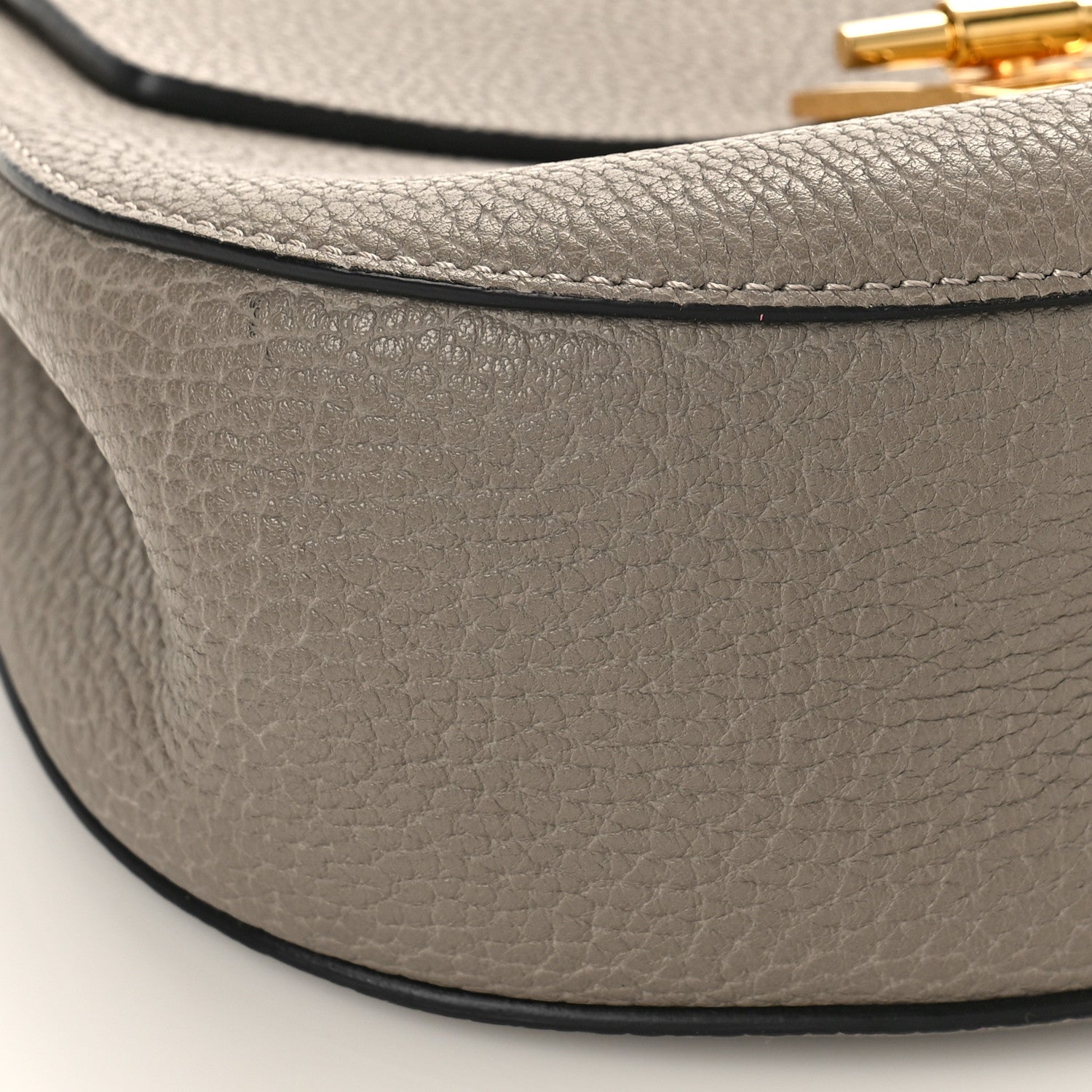 Chloe Grained Lambskin Drew Shoulder Bag Motty Grey 7 of 8