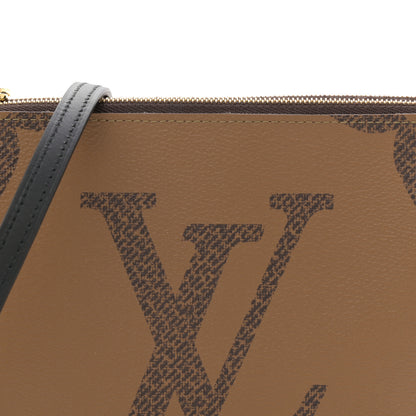 Louis Vuitton Reverse Monogram Giant Double Zip Pochette 7 of 11