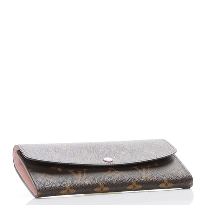 Louis Vuitton Monogram Emilie Wallet Rose Ballerine 4 of 8