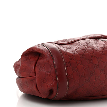 Gucci Guccissima Shoulder Bag Red 9 of 12