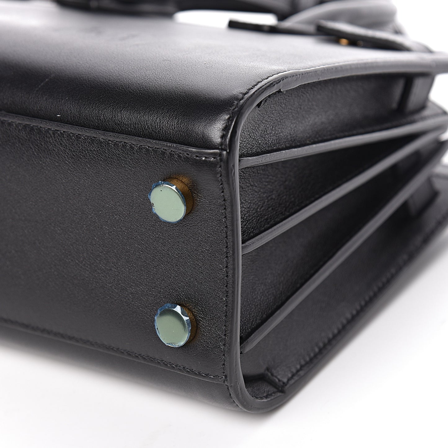 Calfskin Nano Sac De Jour Black