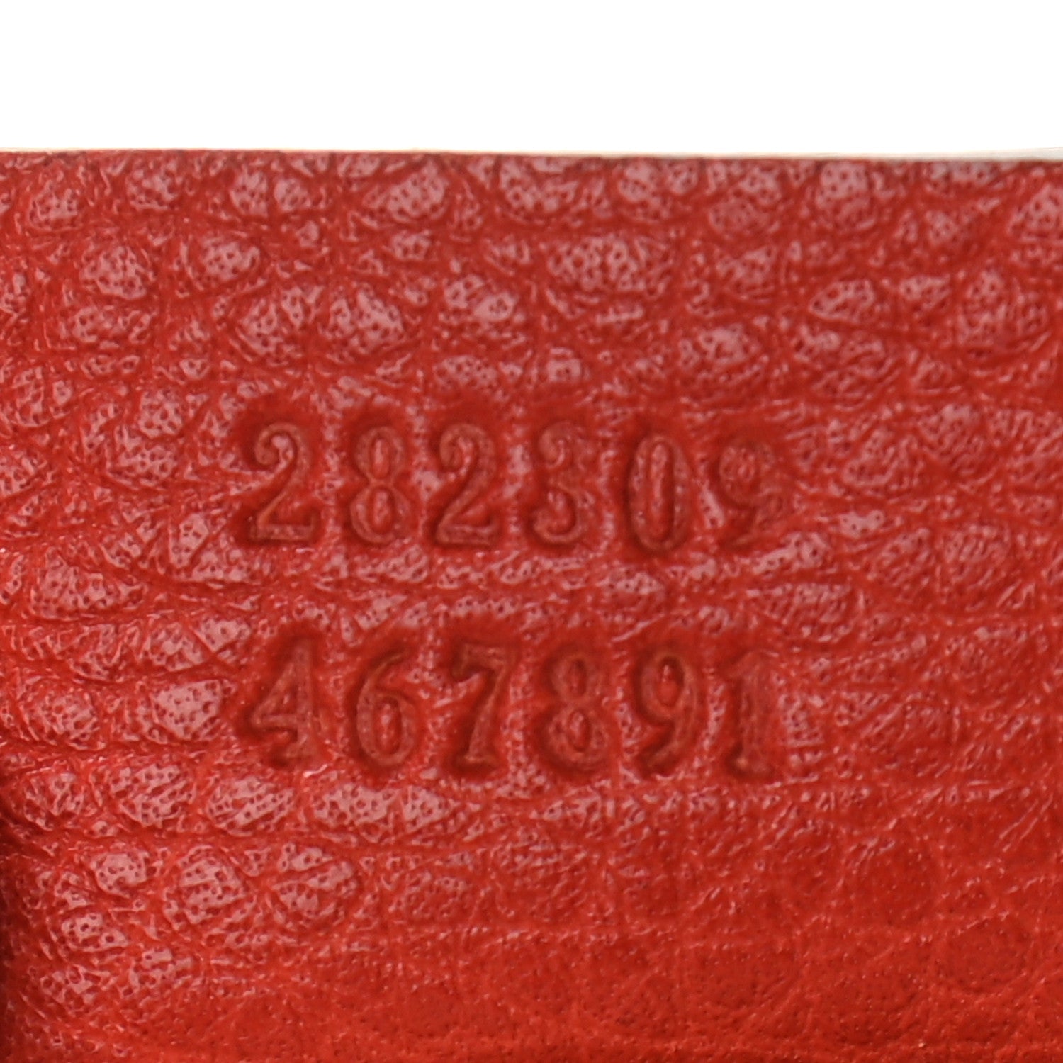 Gucci Pebbled Calfskin Medium Soho Shoulder Bag Red 7 of 13