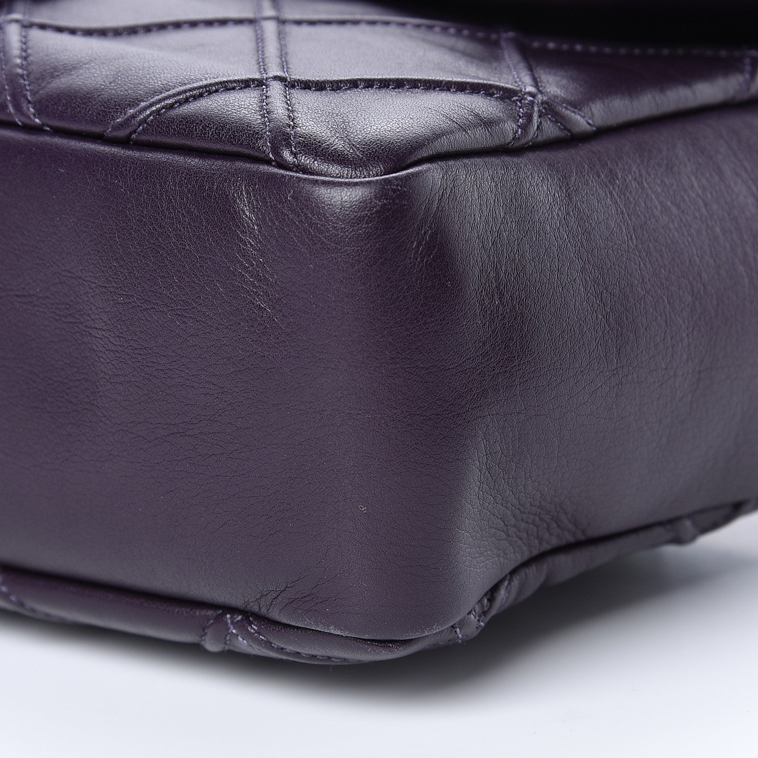 Chanel Calfskin Diamond Debossed Medium Cosmos Flap Purple 10 of 11