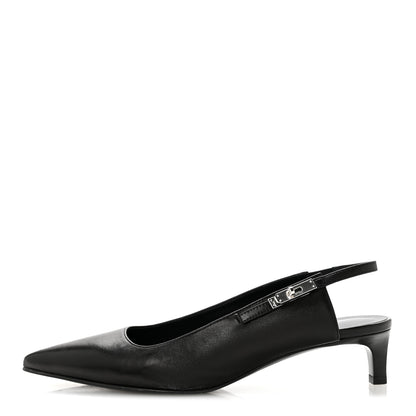 Hermes Nappa Lover 40 Pumps 38.5 Black 1 of 10