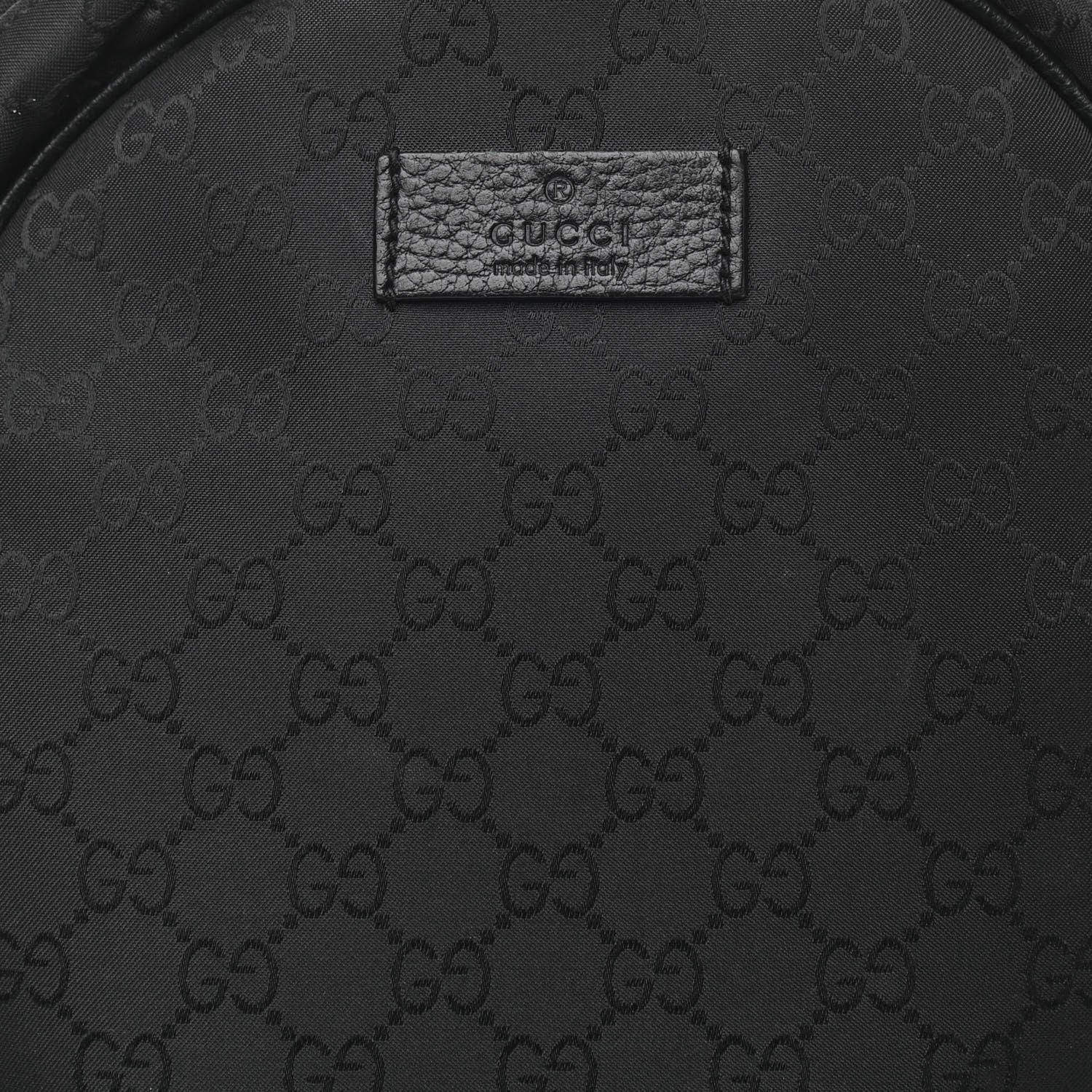 Gucci Nylon Monogram Slim Backpack Black 8 of 11