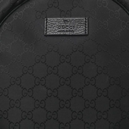 Gucci Nylon Monogram Slim Backpack Black 8 of 11