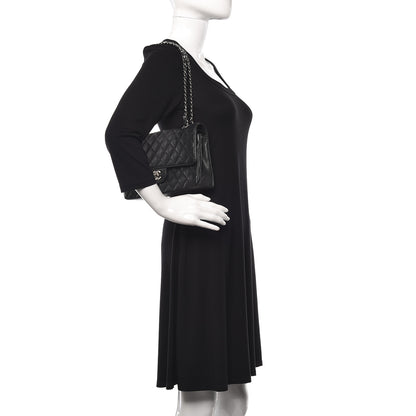 Chanel Caviar Quilted Medium Double Flap Black 2 of 12